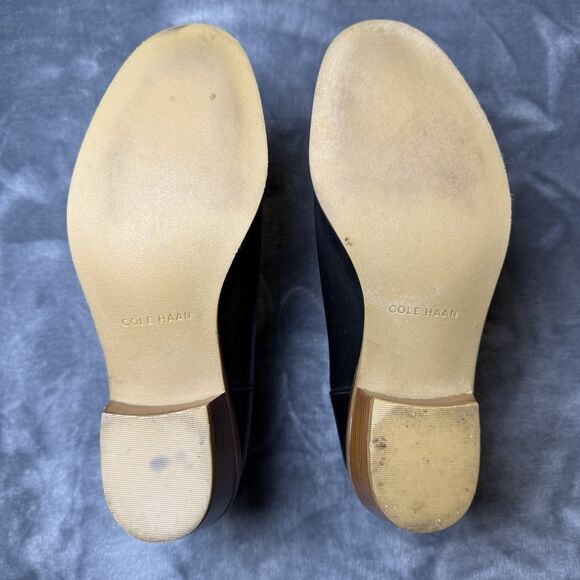 Cole Haan Women's Grand Zero Signature Leather Booties Black Leather Size 5B - Picture 8 of 8